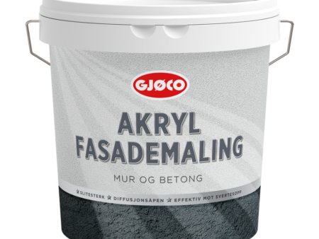 GJØCO FASADEMALING BASE HVIT 9 L