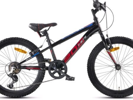 Juniorcykel 20" MTB 206 Sort/Blå/Rød