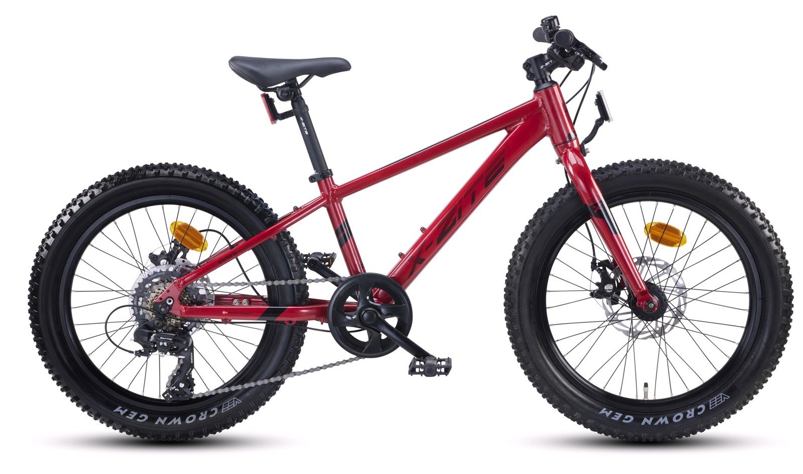 Fatbike MTB 20" 7-SPEED RØD